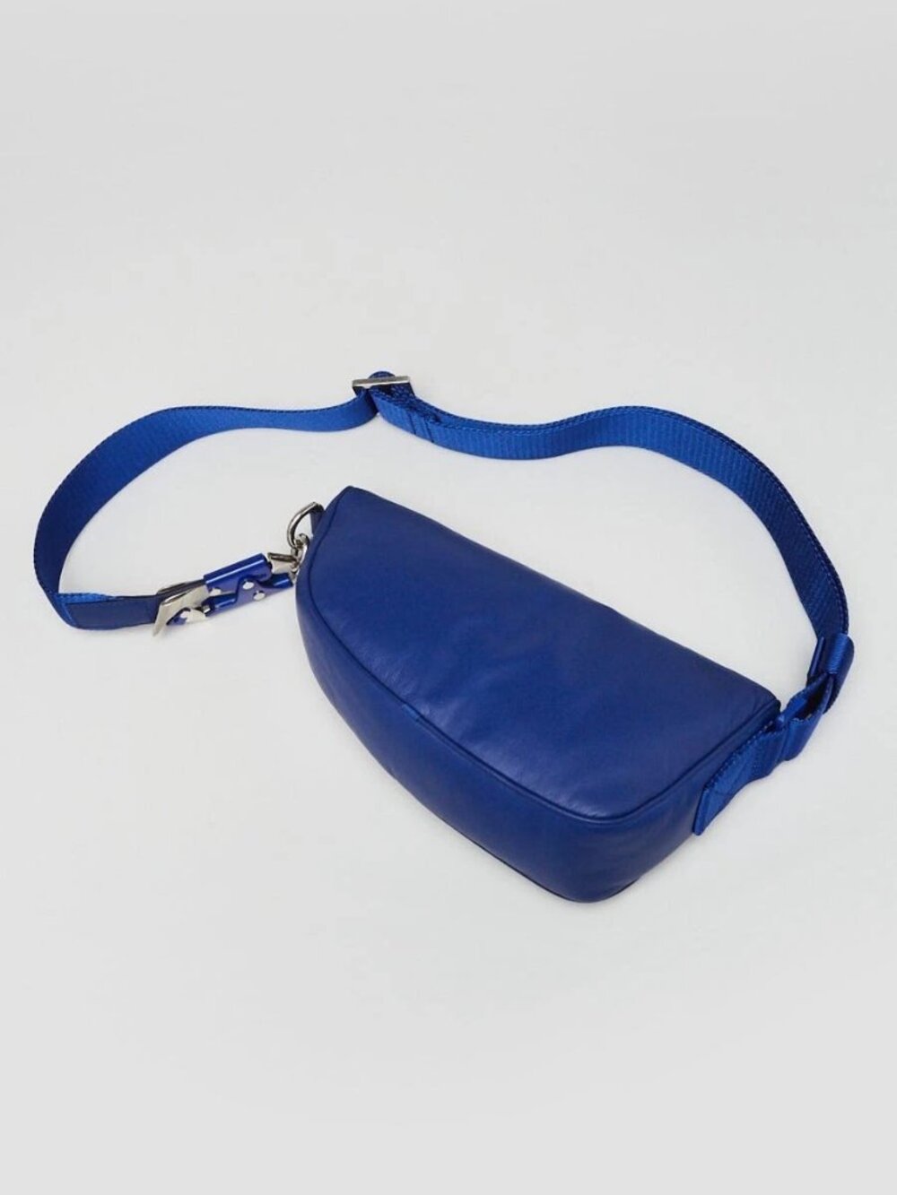 Burberry Blue Knight Leather Shield Crossbody Bag - Picture 4 of 11